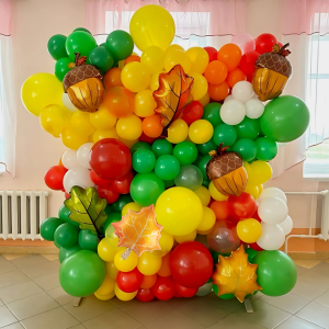 Набір 120 куль для фотозони Чарівні фарби осені Різнокольоровий