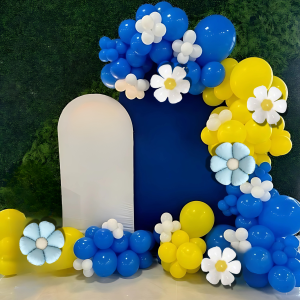 Набір 125 куль для фотозони Україна в серці Синій і жовтий